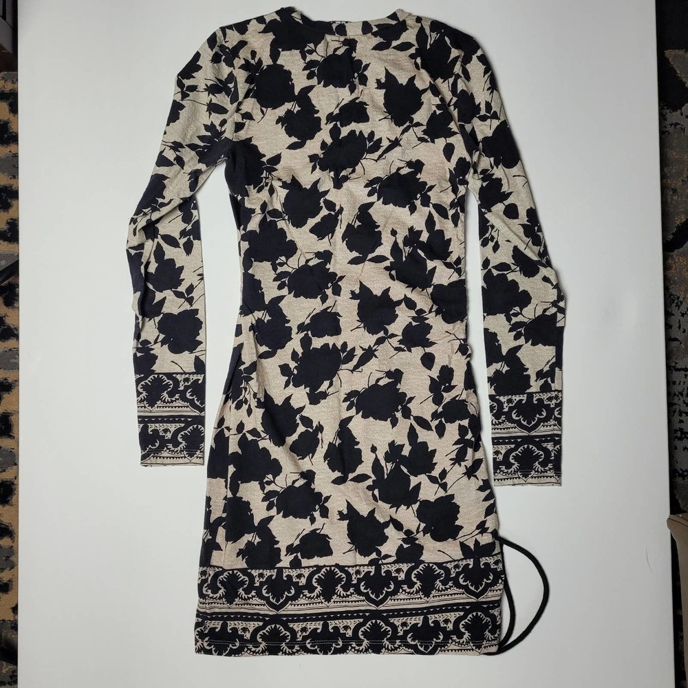 Long Sleeve 100% Cotton Body-con Mini Dress Streetwear Y2K  PAM & GELA Size S - Picture 3 of 15